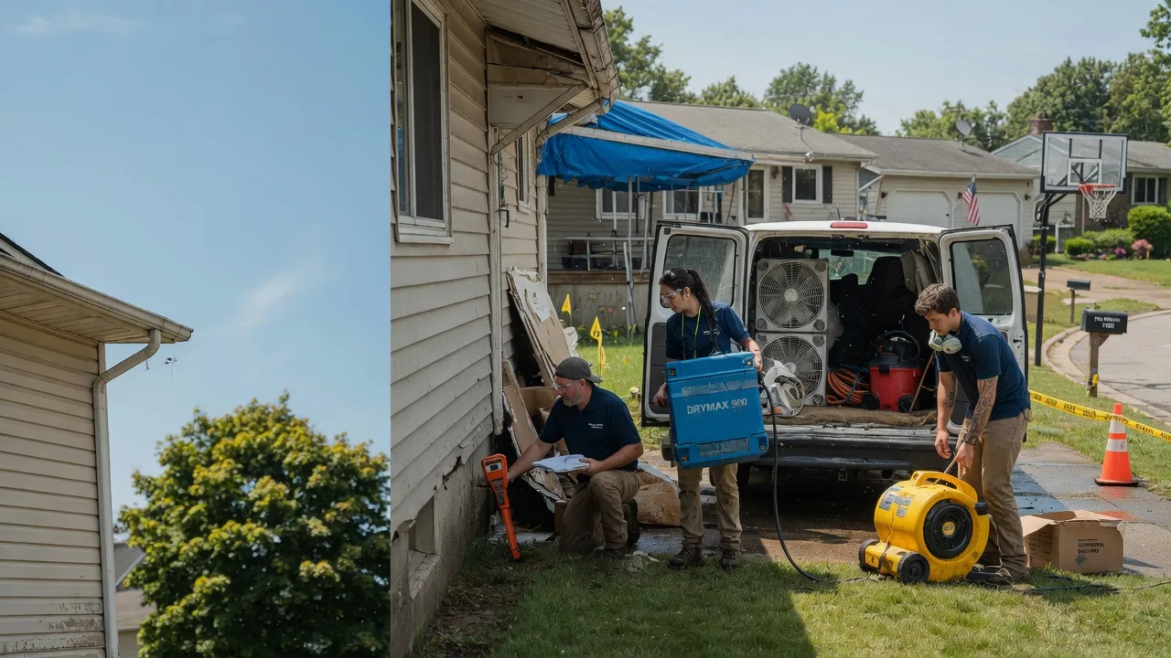 Ceiling Leak Cleanup in Zanesville, IN near me
