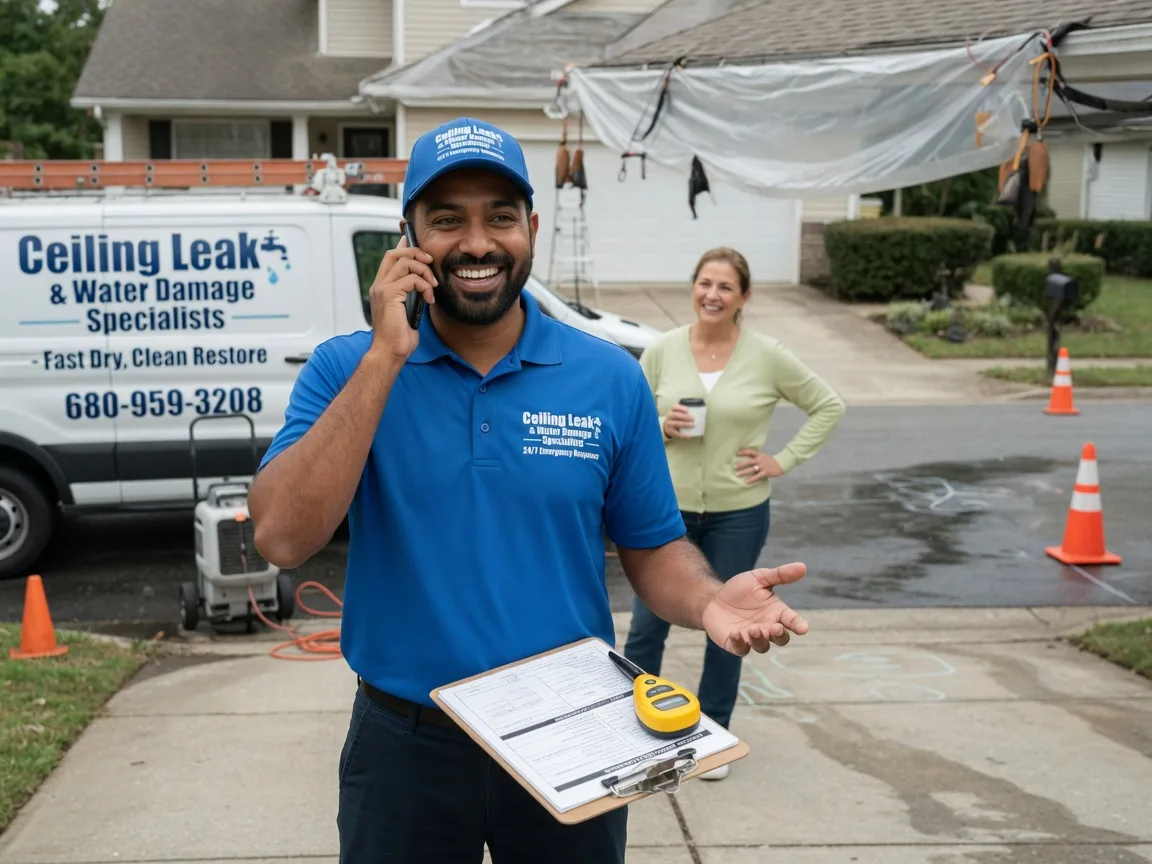Ceiling Leak Cleanup Zanesville, IN FAQs